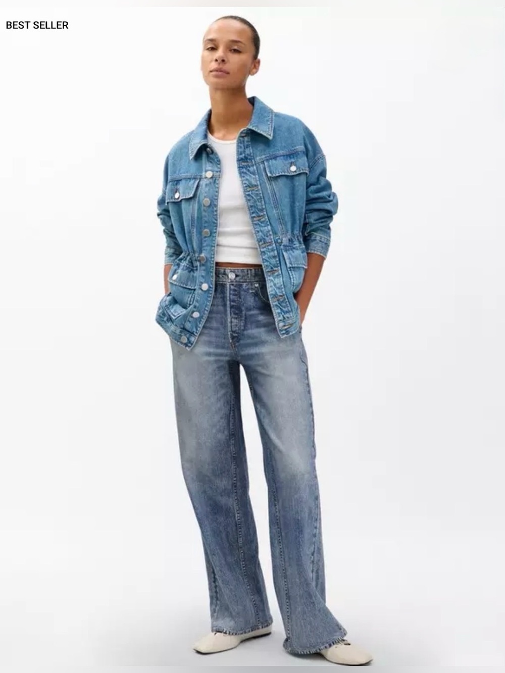 Rag & Bone Miramar Cotton Terry Wide-Leg Pants (Sweatpant Jeans)